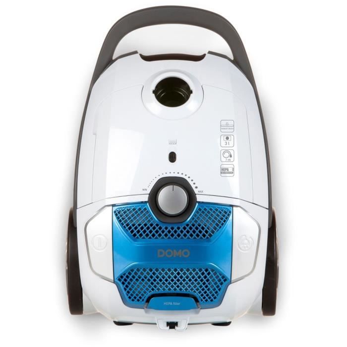DOMO DO7291S — 3-Liter-Staubsauger — 700 W — 68 dB — Einstellbare Saugleistung — Deep Clean Bodenbürste