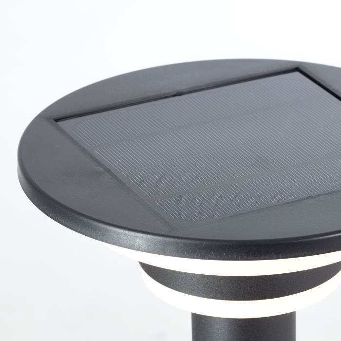 Außenterminal - BRILLIANT - GARVINA - LED und Solar - Bewegungsmelder - Edelstahl und Kunststoff - 4 W - Schwarz