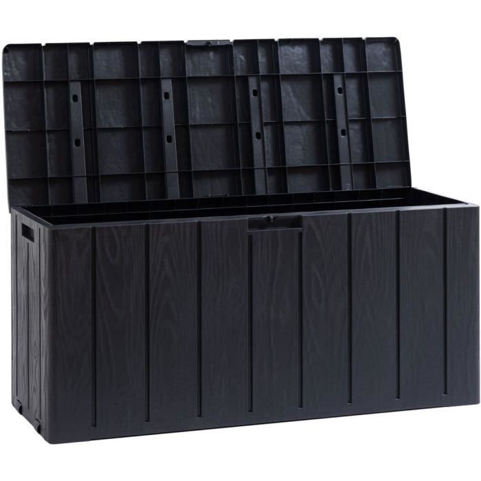 BRAVO Gartenbox - Harz - 270 l Fassungsvermögen - Anthrazit