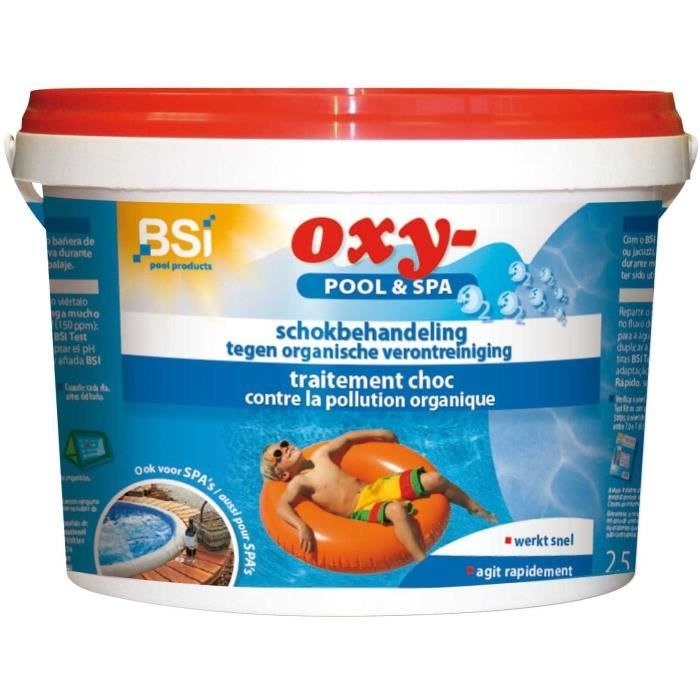 BSI OXY-Pool & Spa Poolreiniger 2,5 kg blau