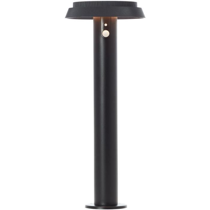 Außenterminal - BRILLIANT - ALVERO - LED und Solar - Bewegungsmelder - Metall und Kunststoff - 4 W - Schwarz