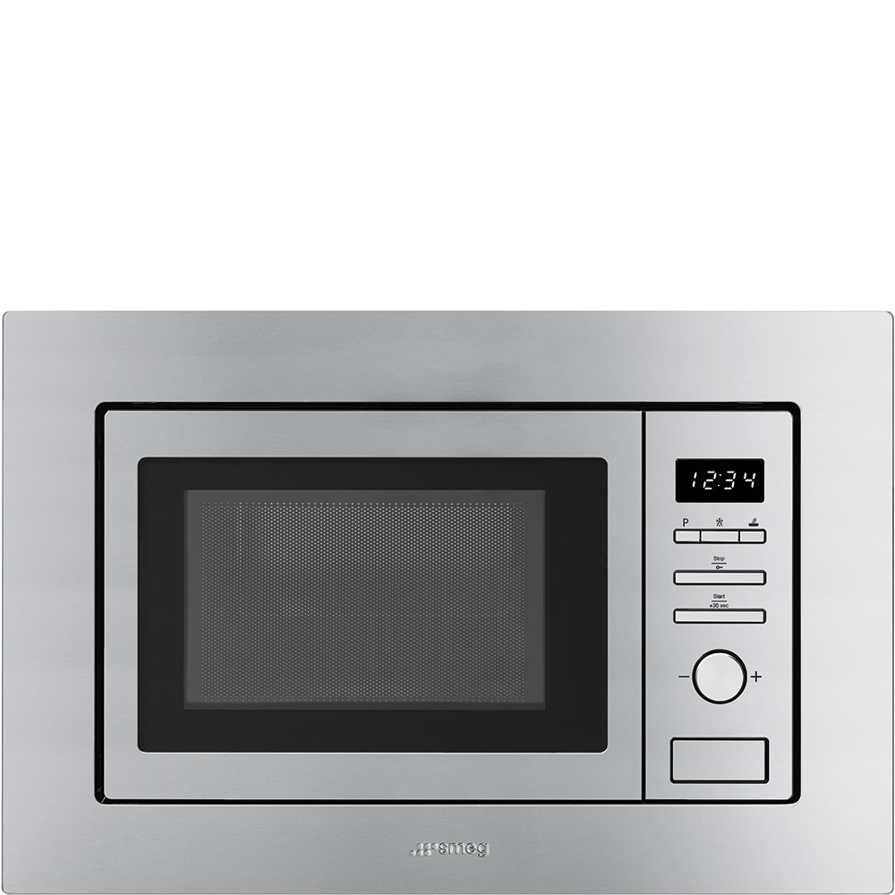 Einbau-Mikrowelle Smeg 19 LT 1000 W, 60 cm, Edelstahl, satiniert. FMI 017X