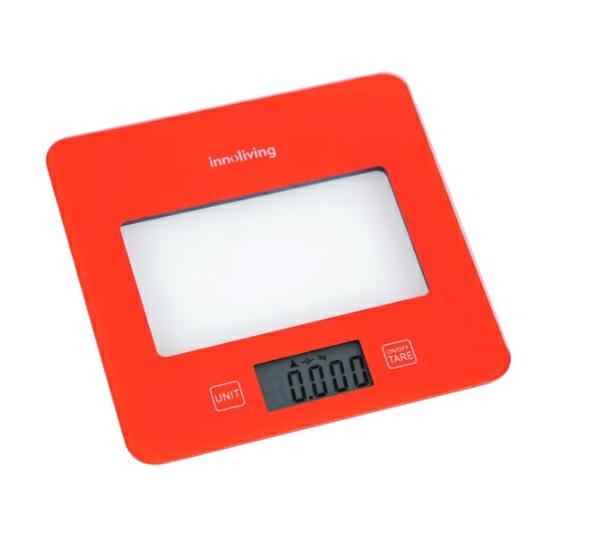 INNOLIVING BILANCIA DA CUCINA DIGITALE SLIM 5KG ARANCIONE INN-123O