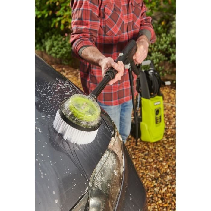 Hochdruckreiniger 2000 W 150 bar 450 L - 8M flexibel, Spule, 0,9 l Tank, Lanzen (diverser Turbo), rotierende Bürste
