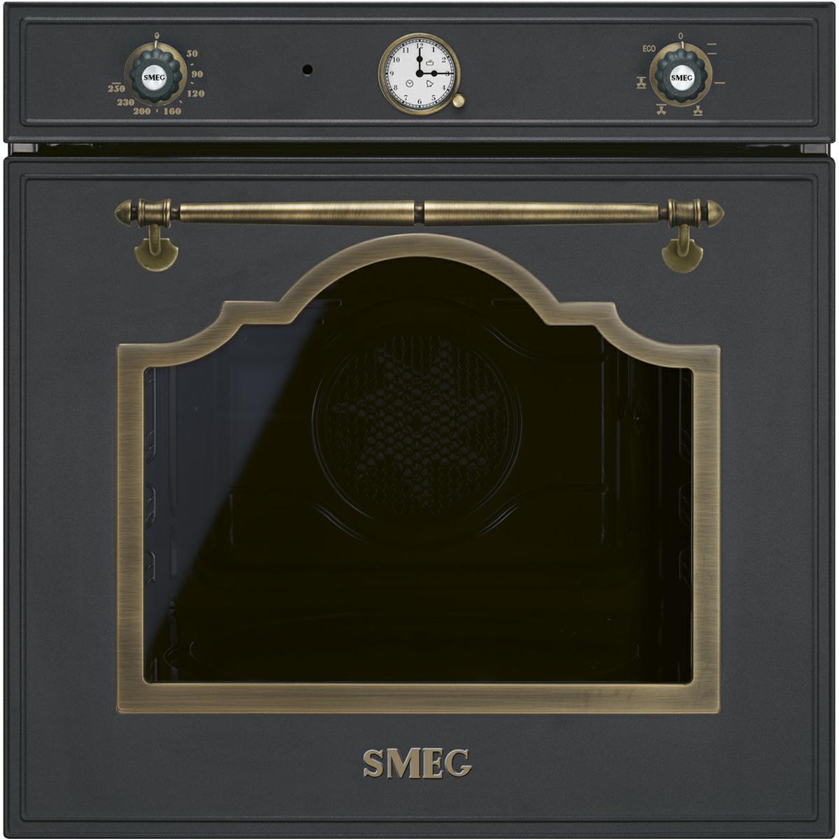 Smeg CORTINA 2MAN.70LT 60CM ANTHRAZIT Einbau-Backofen SF67C1AO