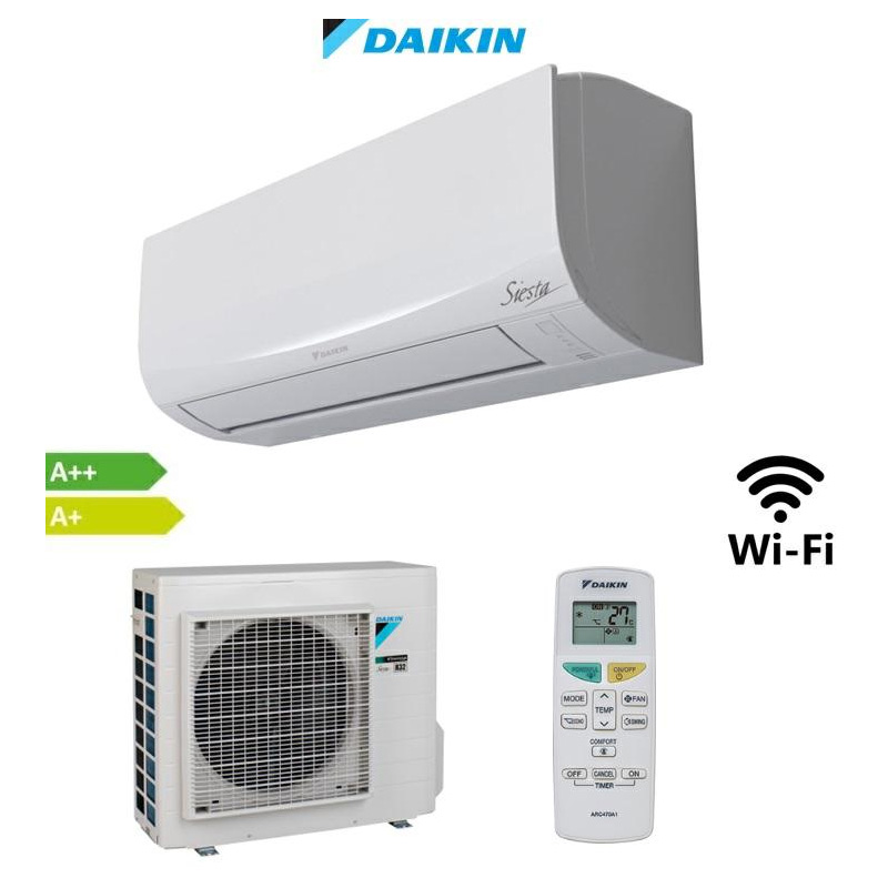 DAIKIN KLIMAANLAGE 18000 BTU WIFI SIESTA A++/A+ R32 ATXF50F/ARXF50F