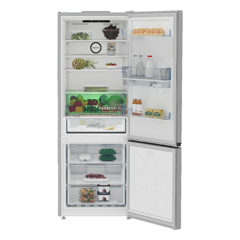 Beko 561 LT E TOTAL NO FROST 70 CM AND INOX B3RCNE564HDXB Kombikühlschrank