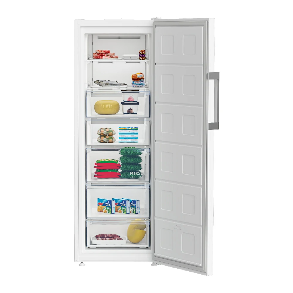 Beko 291 LT und 7 FÄCHER WEISSER Vertikaler Gefrierschrank B3RFNE294W