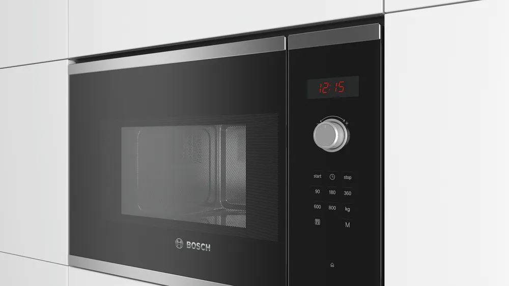 Forno microonde da incasso Bosch20LT 800W NERO/INOX BFL523MS0