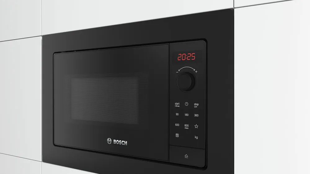 Forno microonde da incasso Bosch 20 LT 800W NERO BFL623MB4