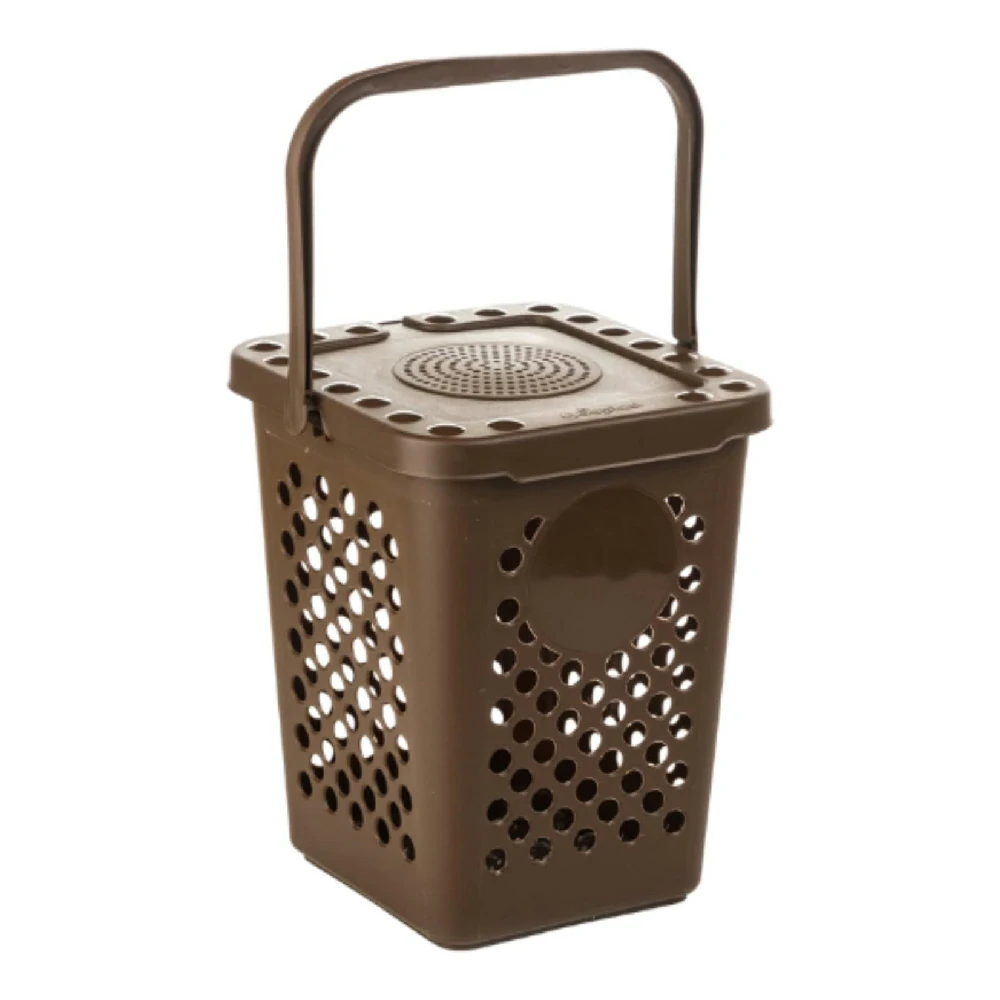 Pattumiera forata per umido 10 litri con plastica riciclata