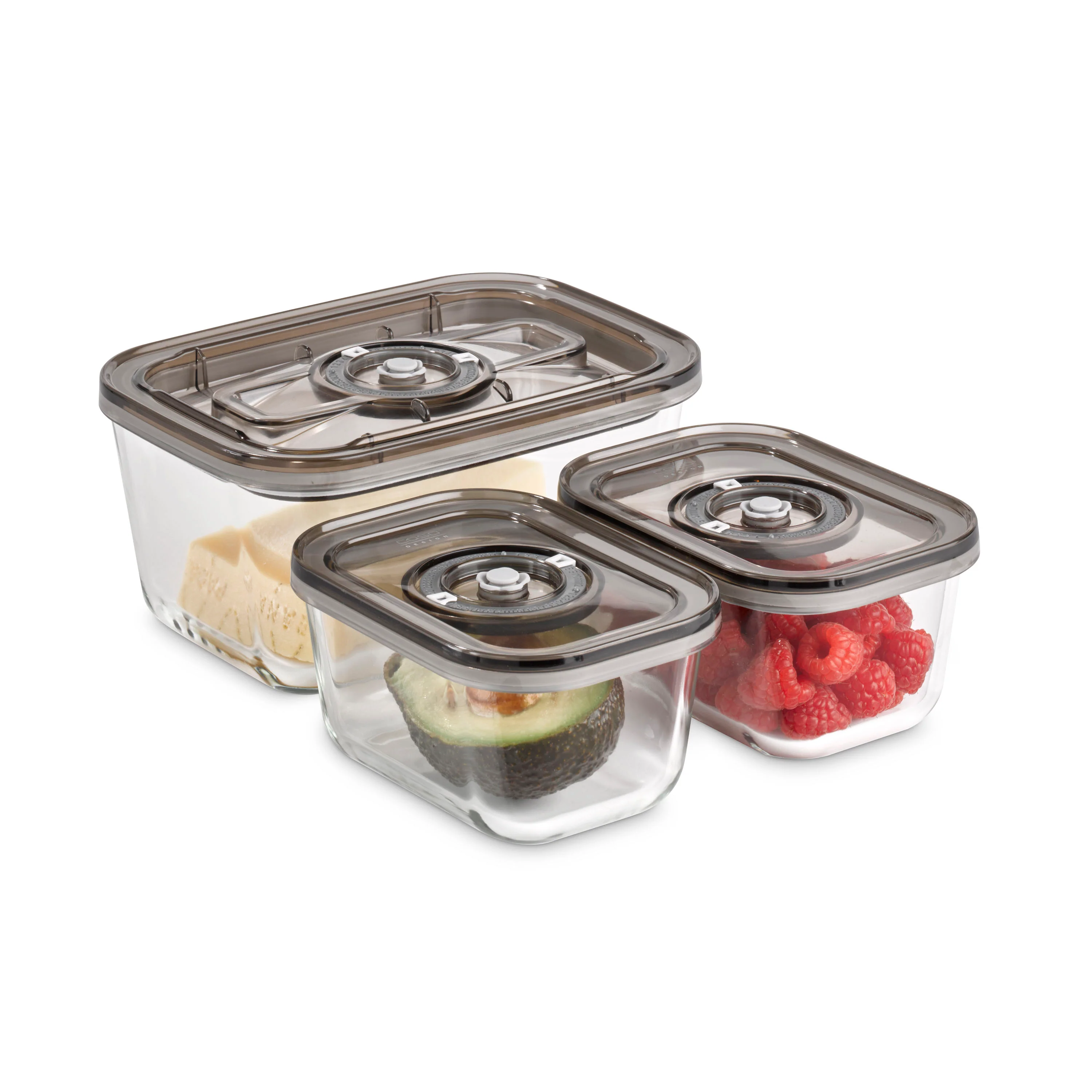 Set 3 contenitori per sottovuoto VacuBoxx Eco-Set