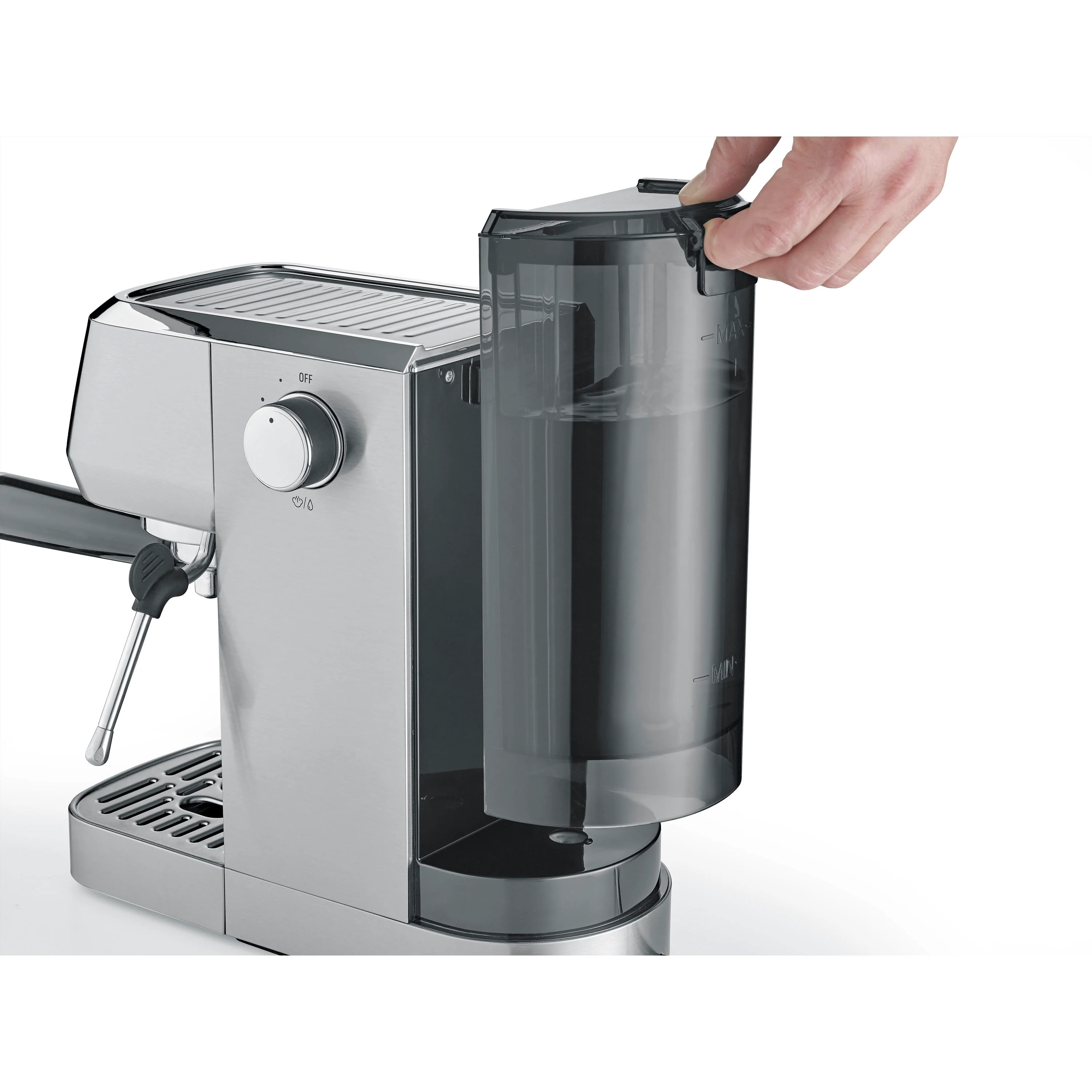 Caso Design Gourmet Crema Silver Espressomaschine