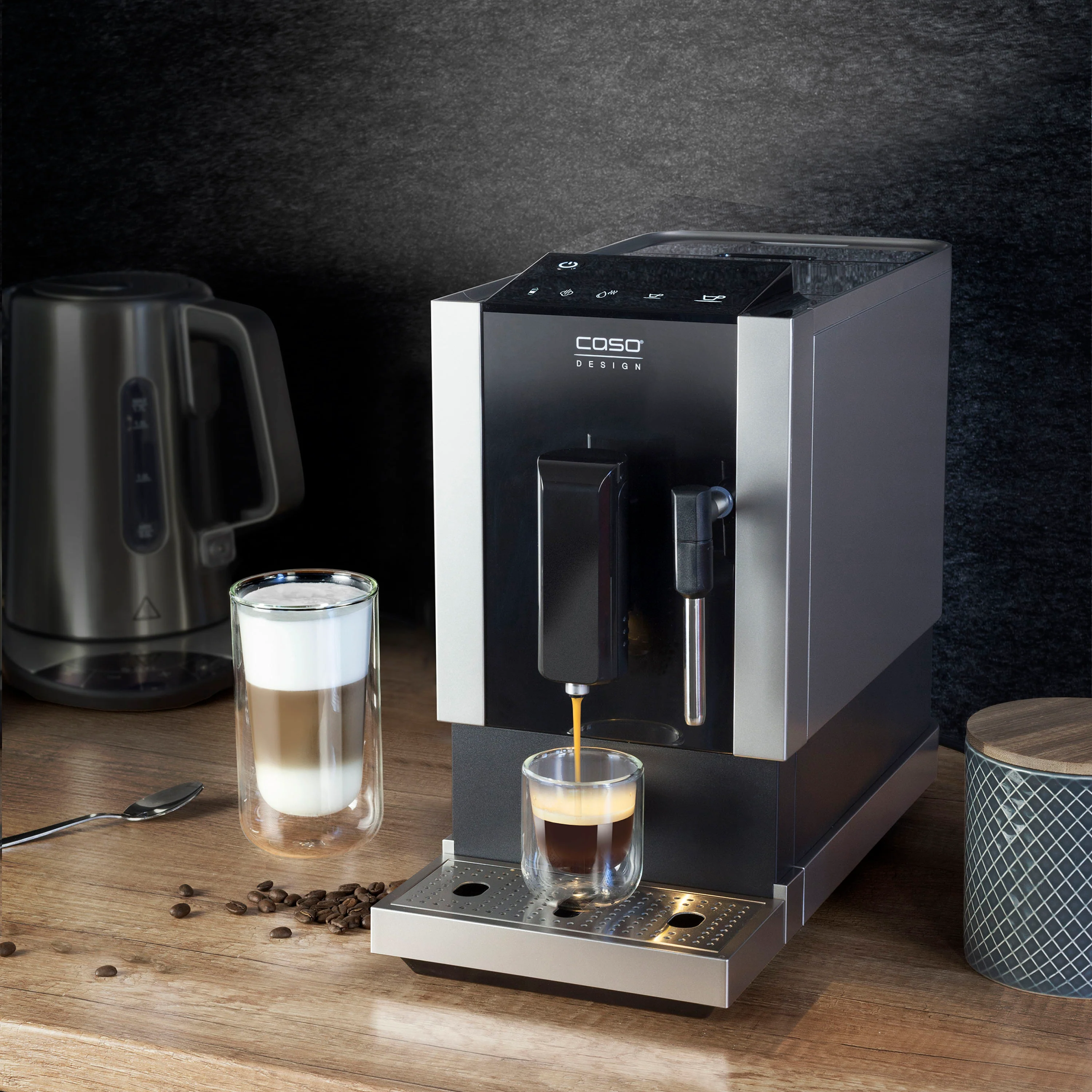Café Crema One automatische Kaffeemaschine - Caso Design