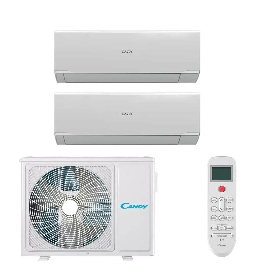 CANDY KLIMAANLAGE, DUAL-SPLIT-9000+9000 A++/A+, REINES WLAN, CY-2T14OUT