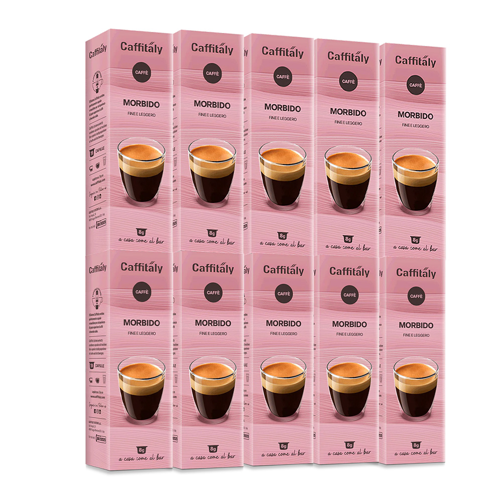 100 Caffitaly Systemkapseln Softcoffee Fine Espresso