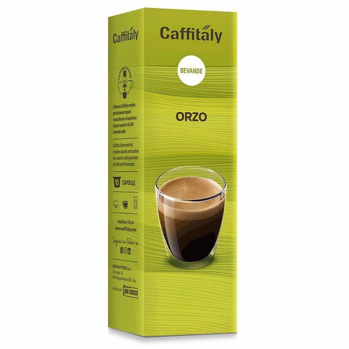 Kaffeegarste und Kaffee Packung mit 10 Kapseln