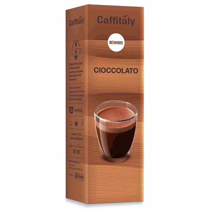 Es ist Schokoladenkaffee, Packung mit 10 Kapseln