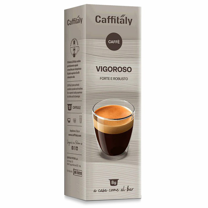 Kräftiger Kaffee Packung mit 10 Kapseln 