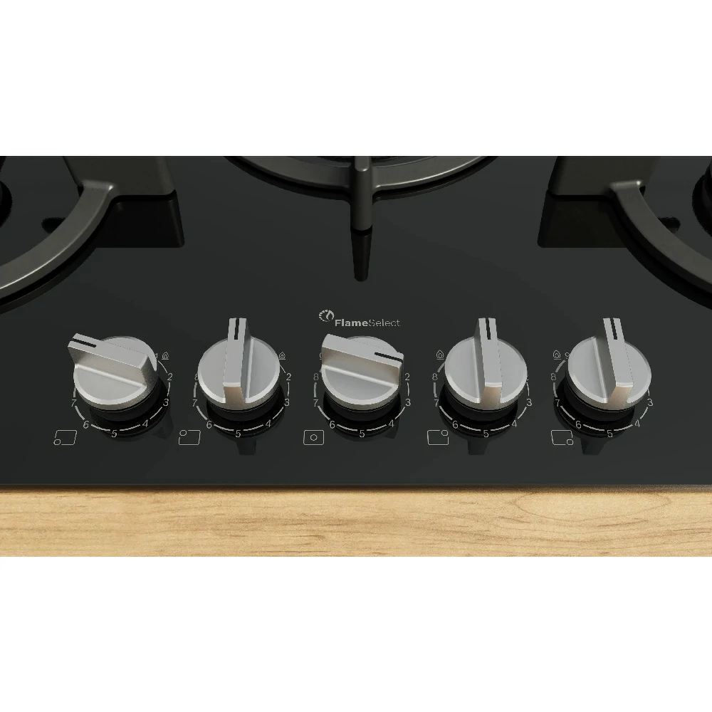 Bosch 5-Flammen-Gasherd 75CM SCHWARZ PPQ7A6I15