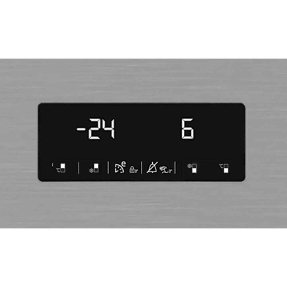 Beko 406 LT E TOTAL NO FROST 70CM Silber Doppeltür-Kühlschrank RDNG455E40XBN