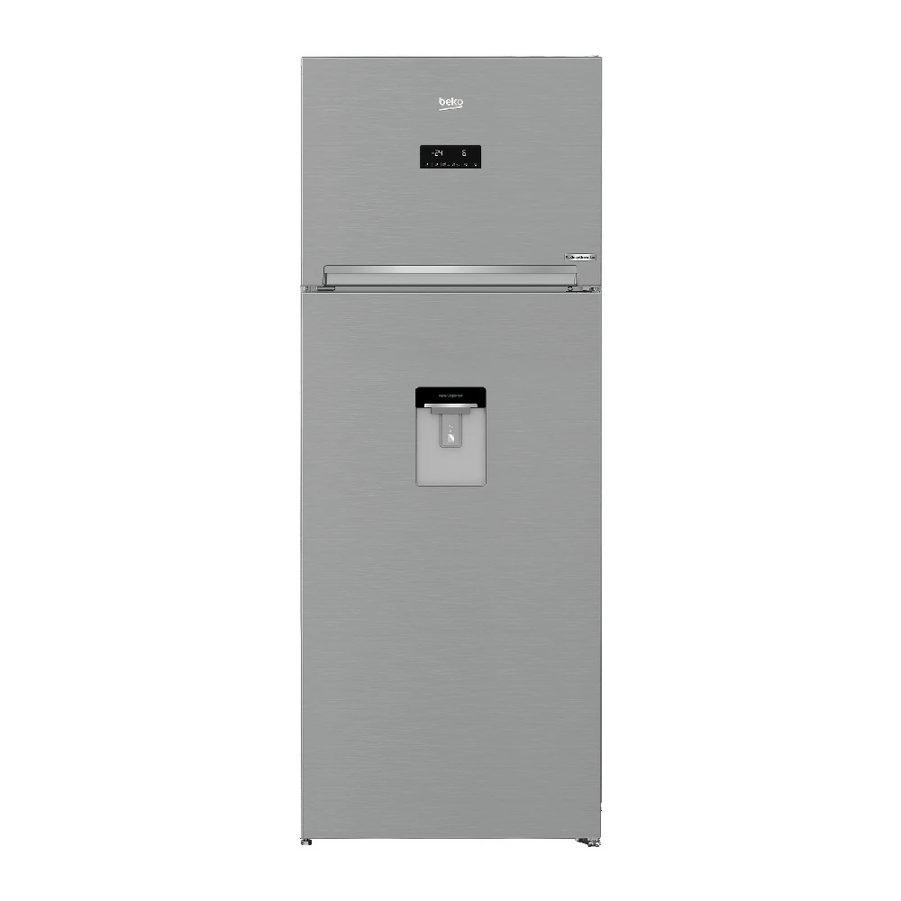 Beko 406 LT E TOTAL NO FROST 70CM Silber Doppeltür-Kühlschrank RDNG455E40XBN