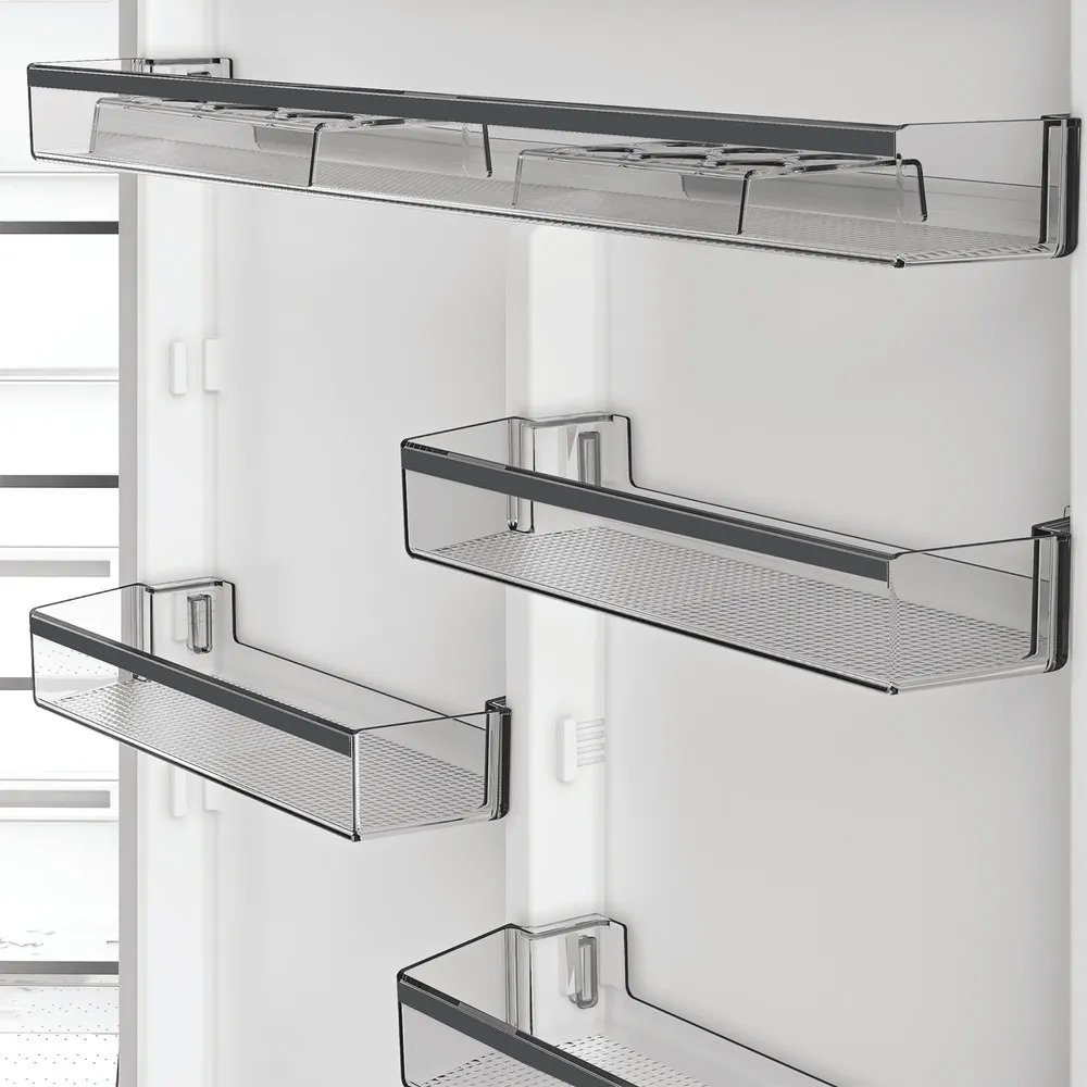 Frigorifero a libera installazione combinato Whirlpool 615 LT TOT.NOFROST 83CM INOX WHK2 6614 X6E