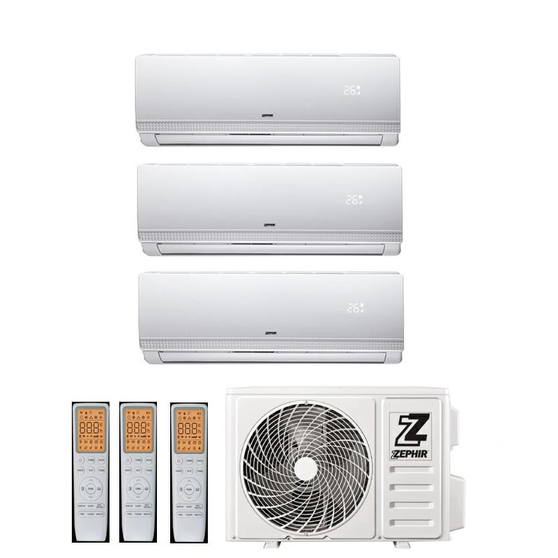 ZEPHIR TRIAL SPLIT-KLIMAANLAGE 9+9+12000 BTU A++/A+ WIFI ZTRIOWIFI