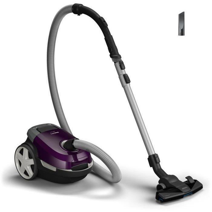 Staubsauger mit Beutel - PHILIPS - XD3100/06 - 900 W - 79 dB - Violett