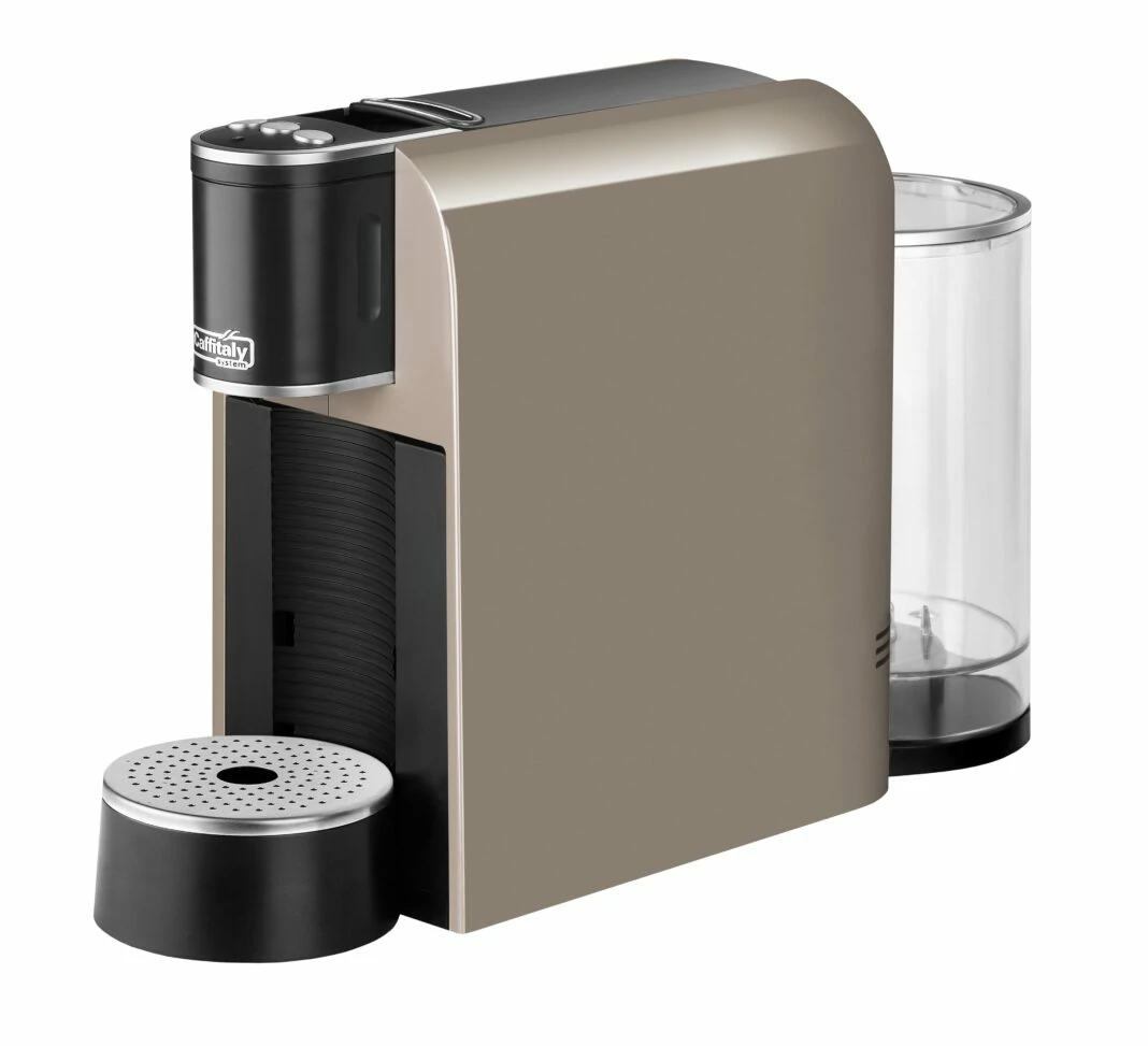 Caffitaly Arka Macchina da caffè con 96 capsule e kit pulizia - Desert Taupe