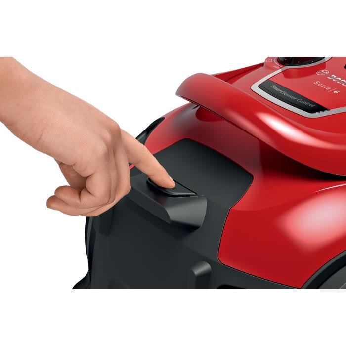 Neu! Staubsauger ohne Schlittenbeutel — BOSCH BGC41Q69 Serie 6 — 600 W — ProSilence — 70 dB — 2,4 l Behältervolumen — Rot