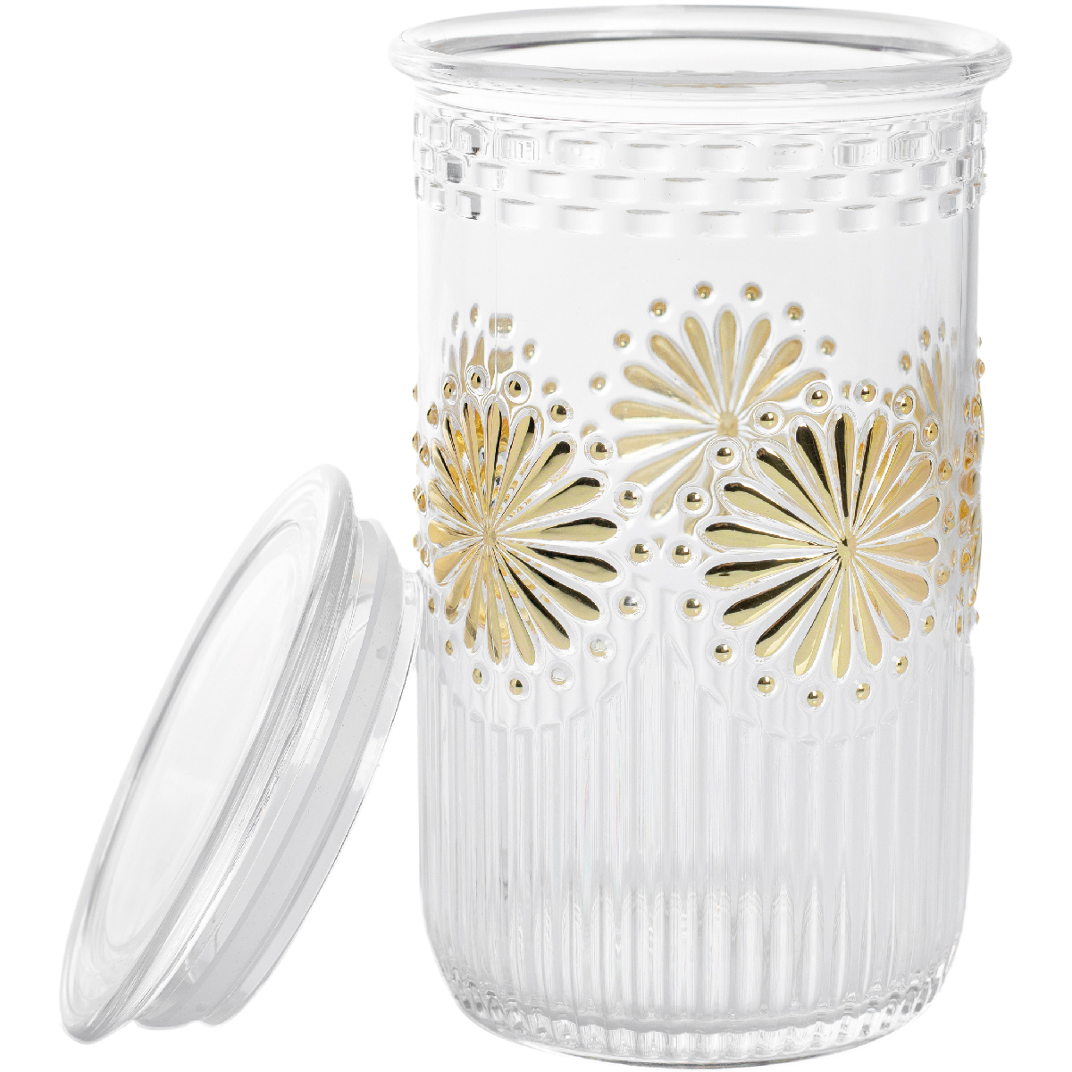 Küchenglas mit Deckel Ø 10 x H 14,5 cm - Detroit