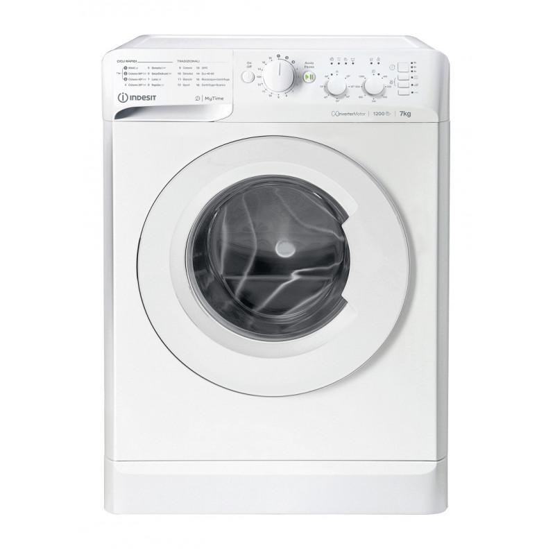 Waschmaschine 7 kg Indesit INVERTER A 1200 U/min MTWC 71296 W IT