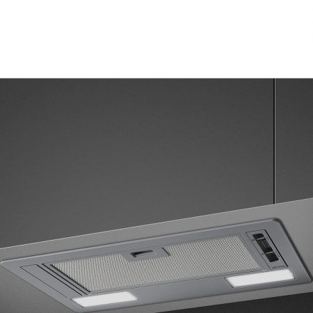 Smeg ASPIRANTE Einbau-Küchenhaube 54 CM 75W C SILBERNES LED-LICHT KSG52E