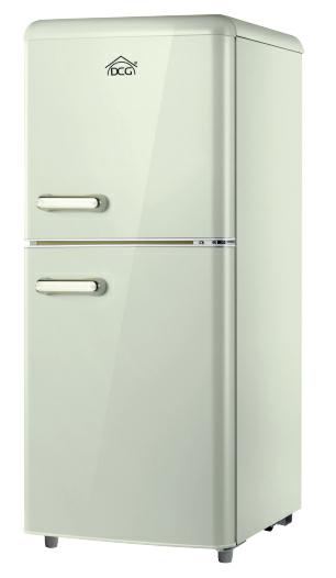 DCG MF110CCDP DOPPELTÜR-KÜHLSCHRANK, RETRO-LINE, 110 L, CREMEFARBEN
