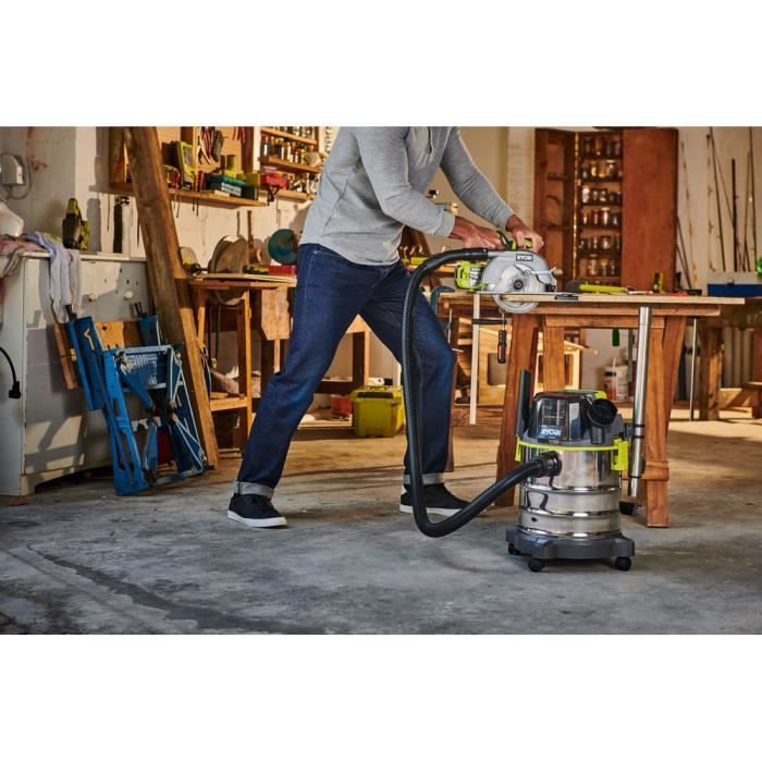 RYOBI 18V ONE + Trocken- und Nasssauger R18WDV-0