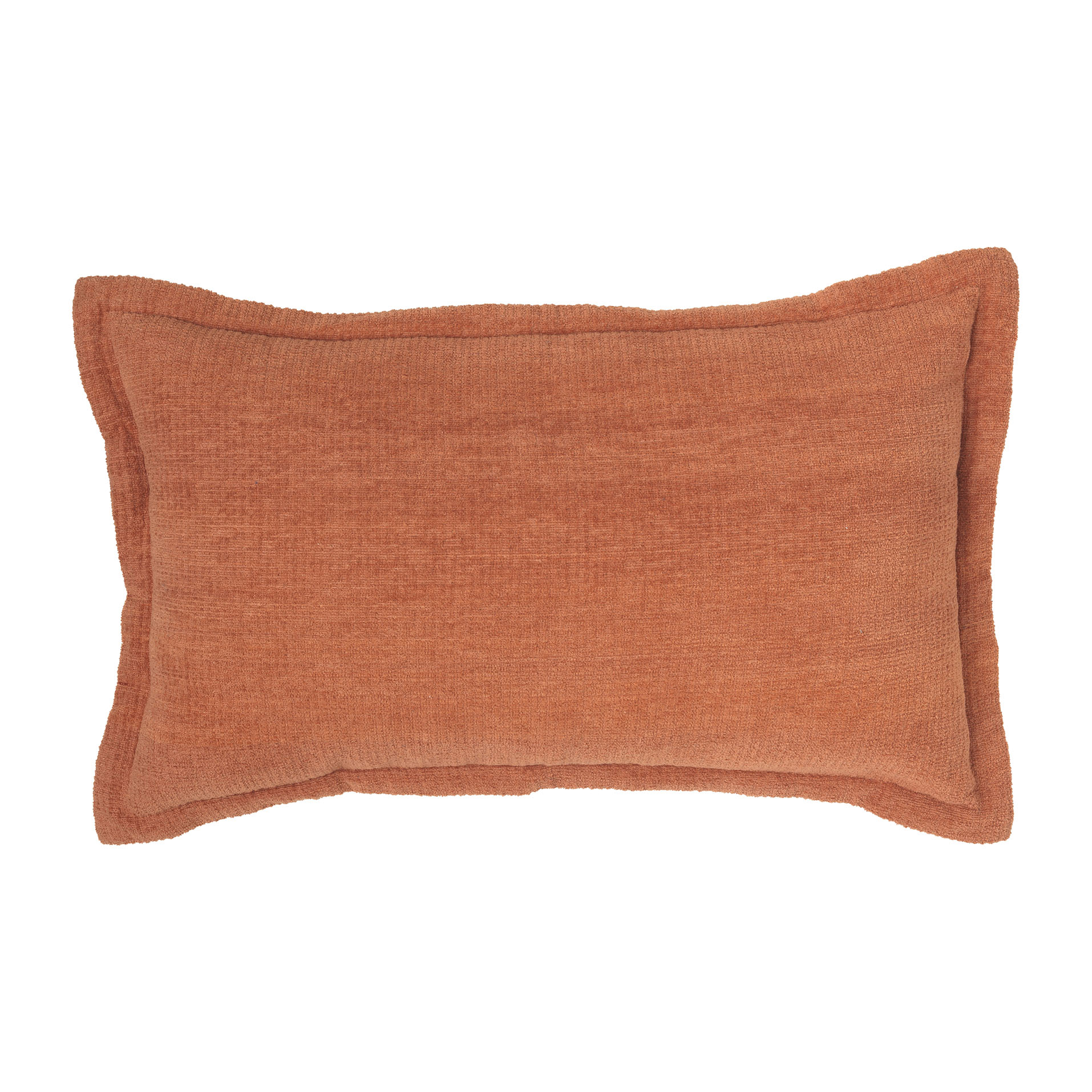 Kissen aus Baumwollleinen. Blumendruck mit genähtem Rand Herausnehmbares Futter und Polyesterpolsterung. 50 x 30 cm - Pratum