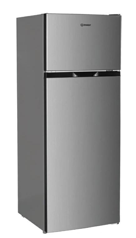 Indesit 206LT E 55CM SILVER I55T0 412S Doppeltür-Kühlschrank