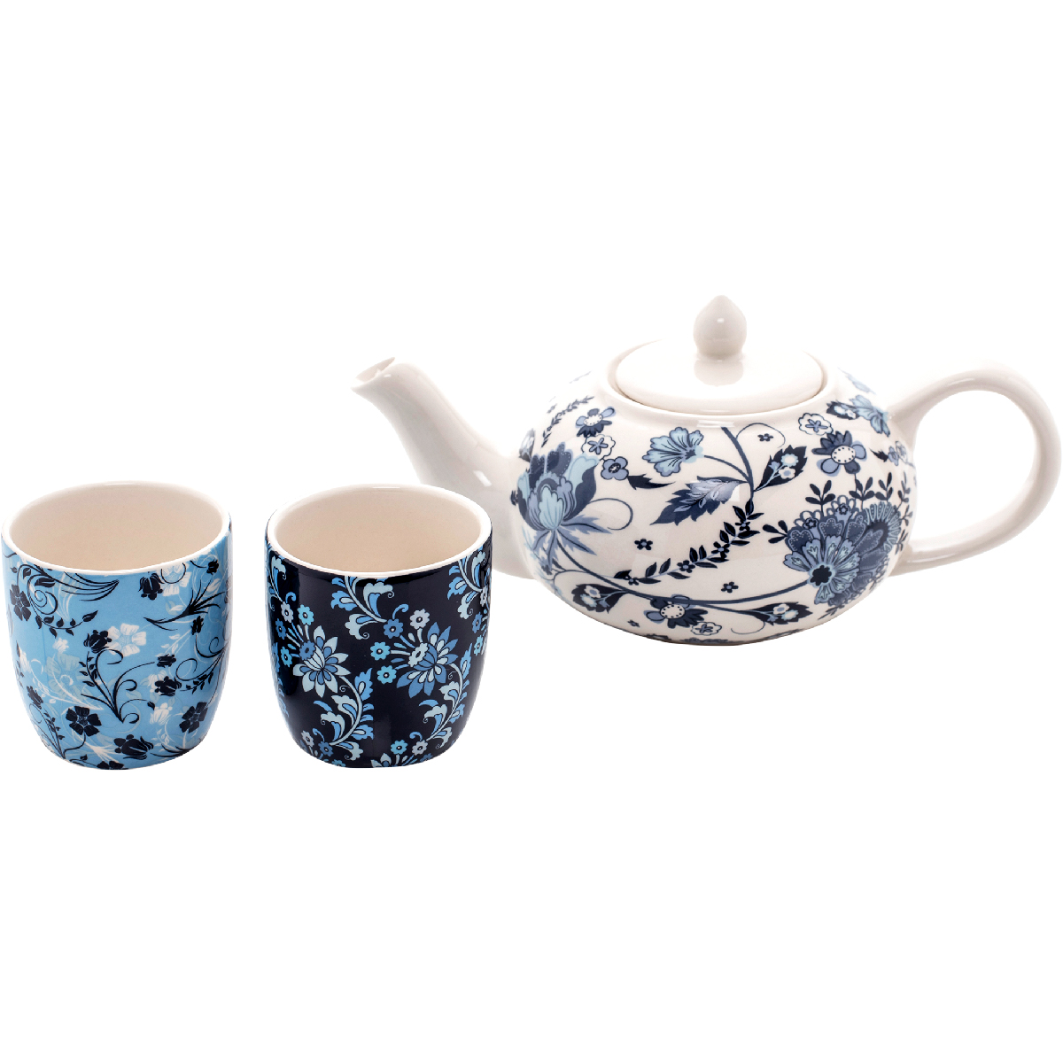 Tee-Set (1 Teekanne, 2 kleine Gläser) 300 ml Teekanne, 80 ml Gläser - Kyoto