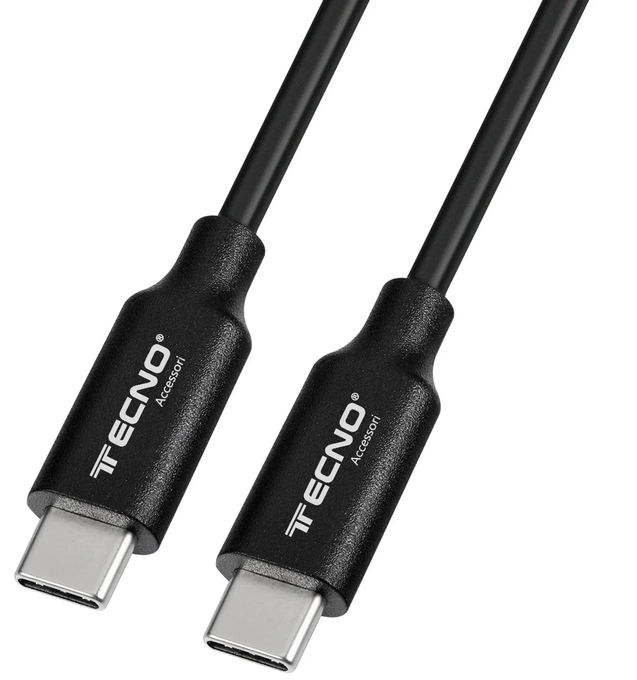 TECNO CAVO TYPE C DATI E CARICAVELOCE 1MT NERO TC-171
