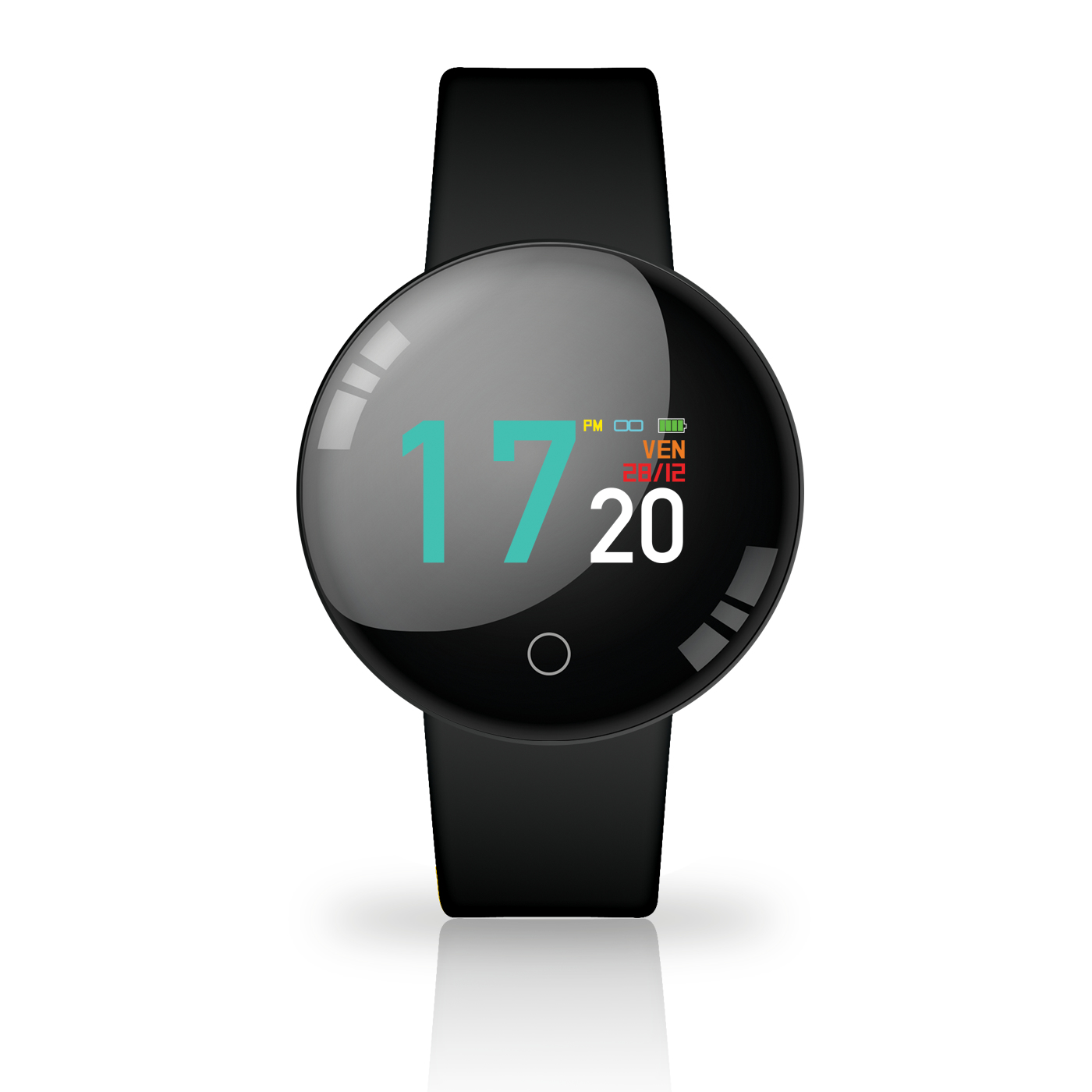 TECHMADE SMARTWATCH JOY COLOR WASSERDICHT CARDIO SCHWARZ TM-JOY-BK