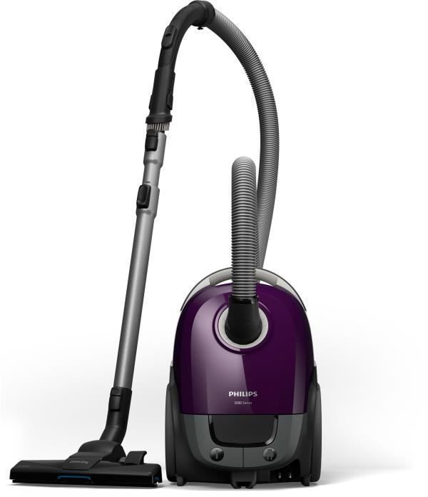 Staubsauger mit Beutel - PHILIPS - XD3100/06 - 900 W - 79 dB - Violett