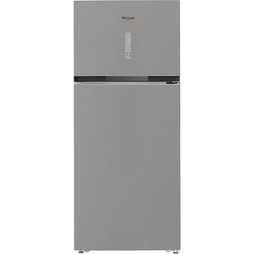 WHIRLPOOL DOUBLE DOOR FRIDGE NOFROST 5578LT D 78CM STAINLESS STEEL WHD2 6553 X5E