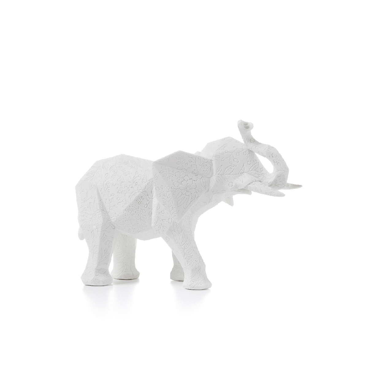 Statua elefante c/decorazione a rilievo - Companion