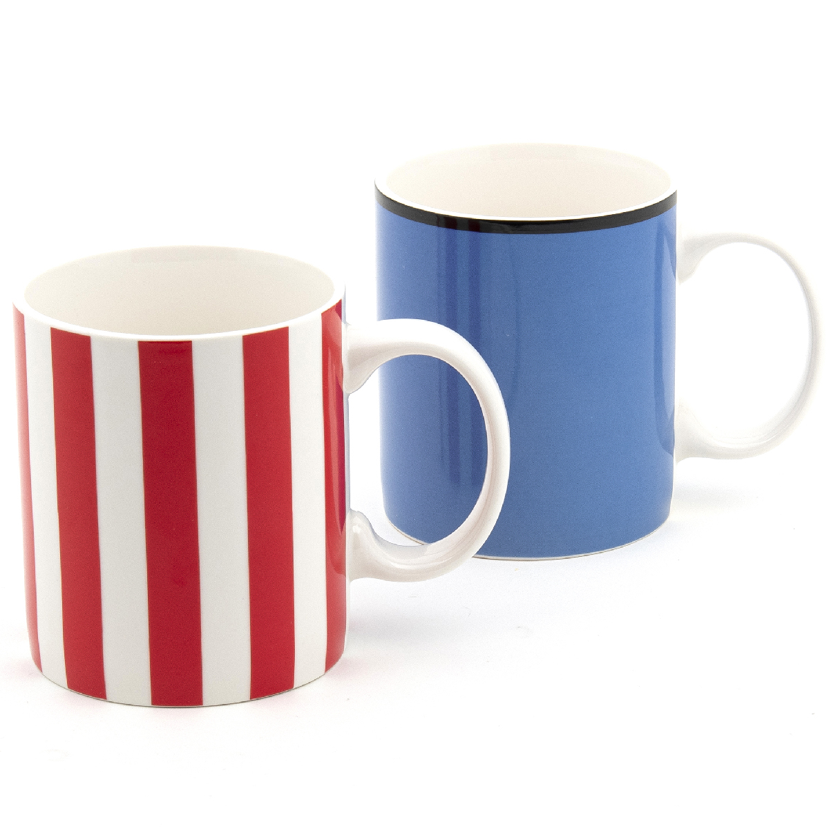 New bone china set of 2 mugs - 350 ml - Etna