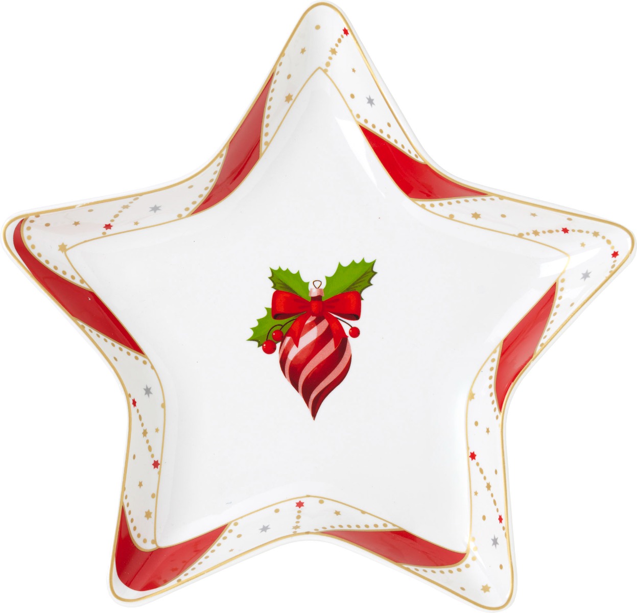 23 x 23 cm Servierteller - Candy Canes