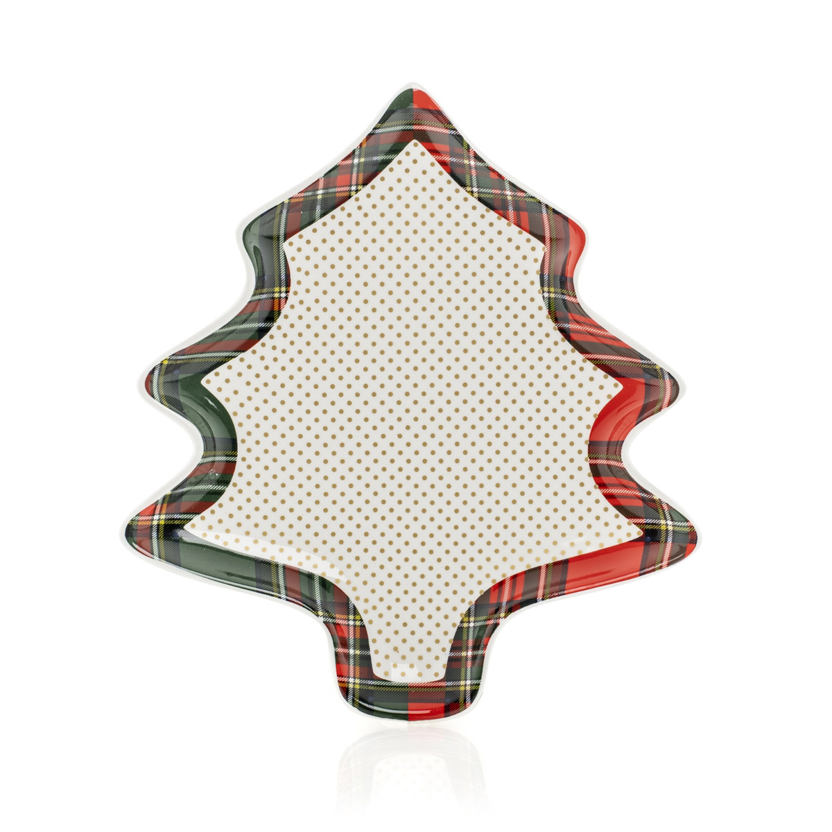 Porcelain tree serving plate 23.5 x 21.5 cm - Kilty