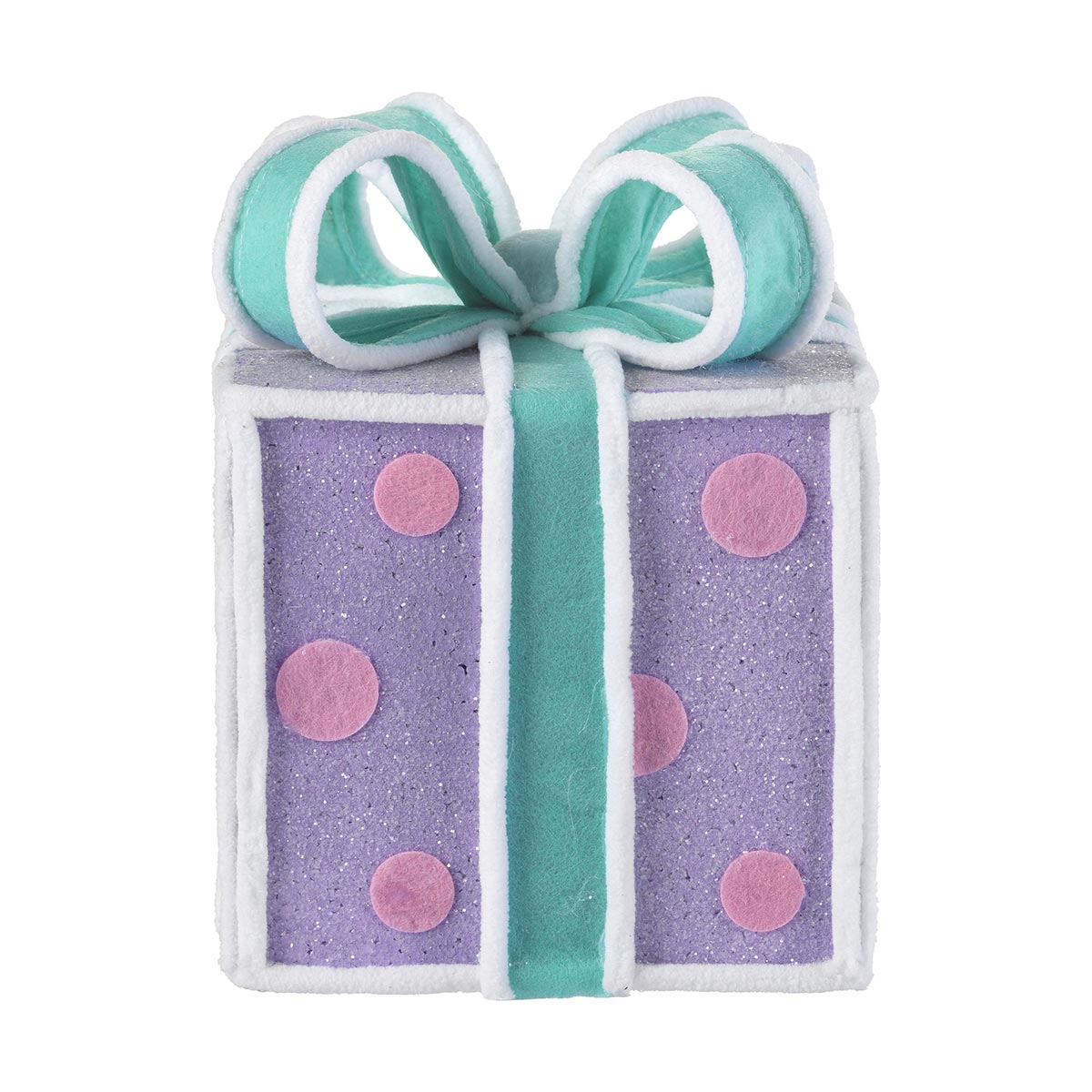 Pacco regalo in poliresina 16 x 16 x h 21 cm - Decor