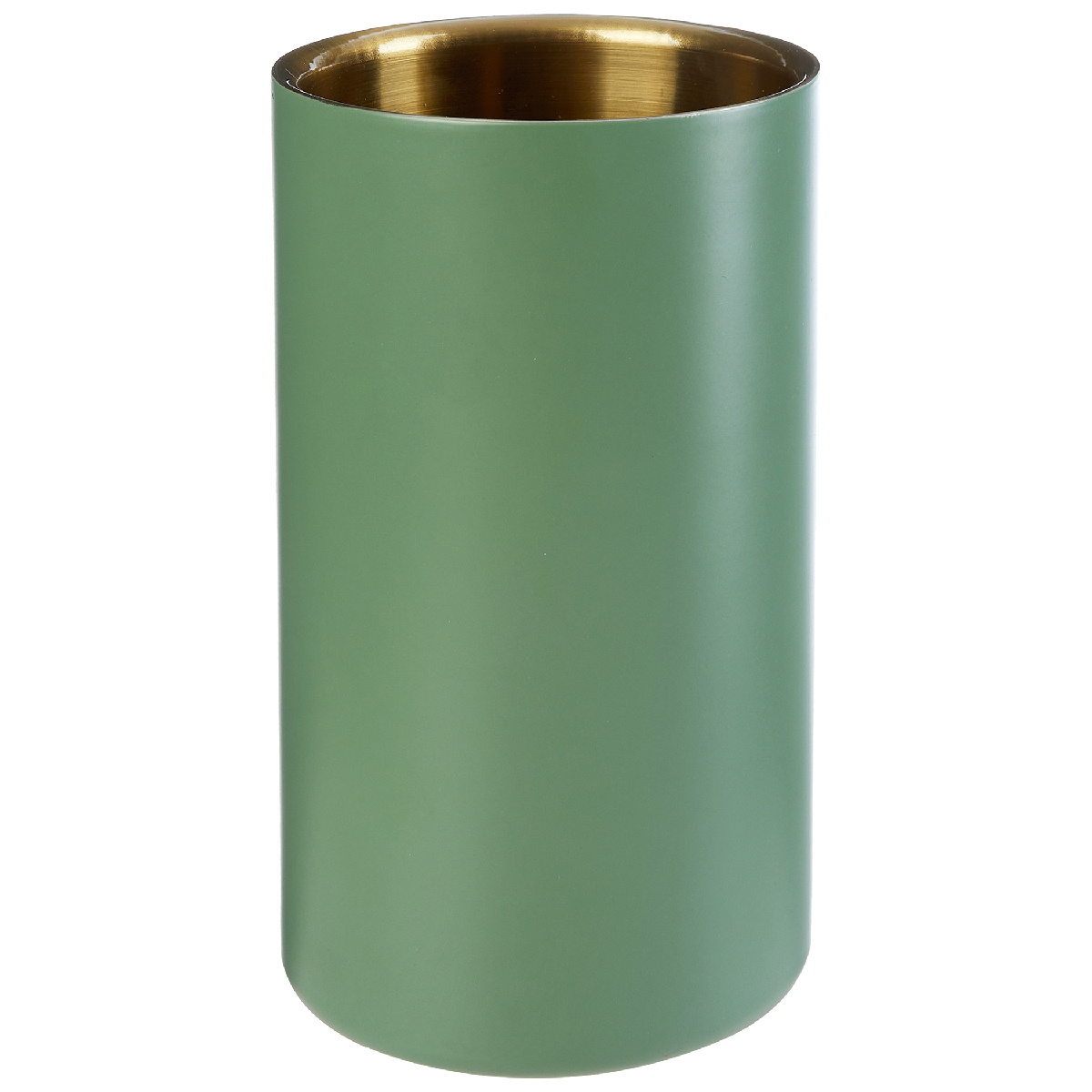 Double chamber wine bottle in steel Ø 12 x h 20 cm - Wine&co