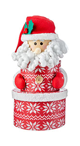 Set of 3 multipurpose carton/polyester boxes - Decor